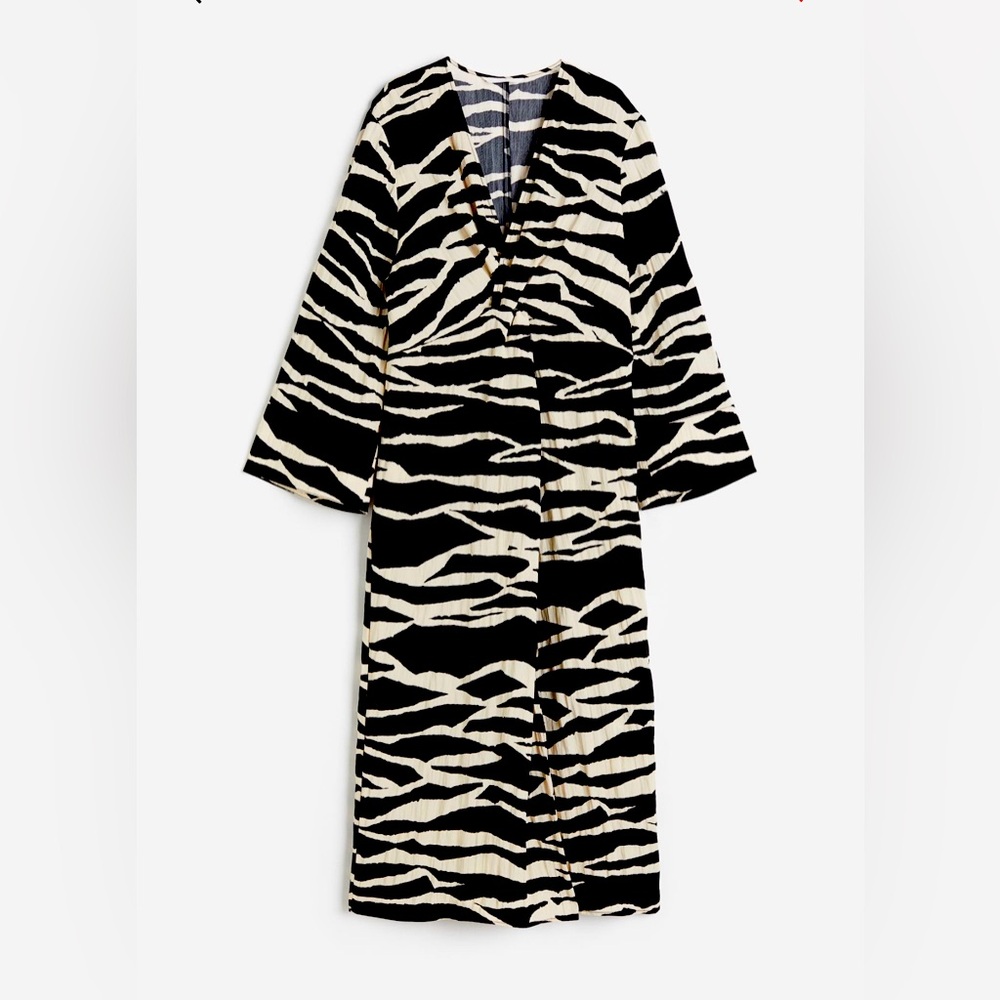 H&M knot detail dress hym black nwt